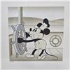 Image 2 : A Limited Edition Framed Steamboat Willie Print.