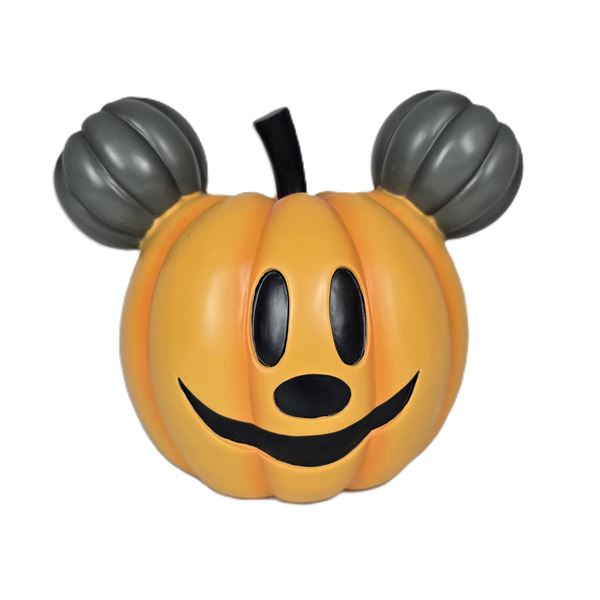 A (Grey-Ear) Mickey Mouse Pumpkin Faux Jack-o-lantern.