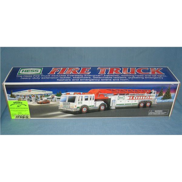 Vintage Hess Fire Truck scarcer Toy