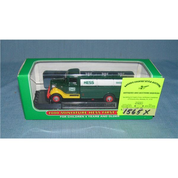 Vintage Hess mini 1st Toy Truck