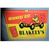 Image 1 : Blakely's motor oils retro style advertising sign
