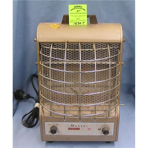 Vintage Markel electric space heater
