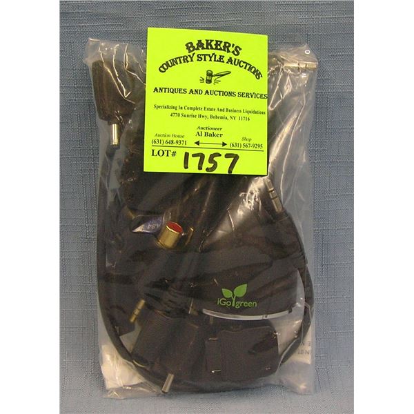 Bag full of cell phone chargers