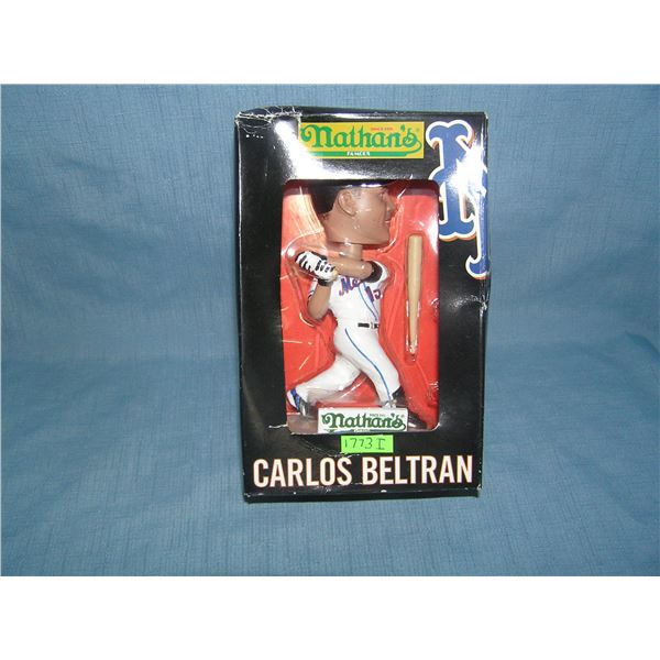 Carlos Beltran NY Mets bobble head figure