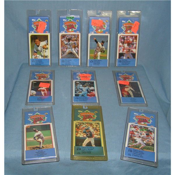 Group of sports collectibles