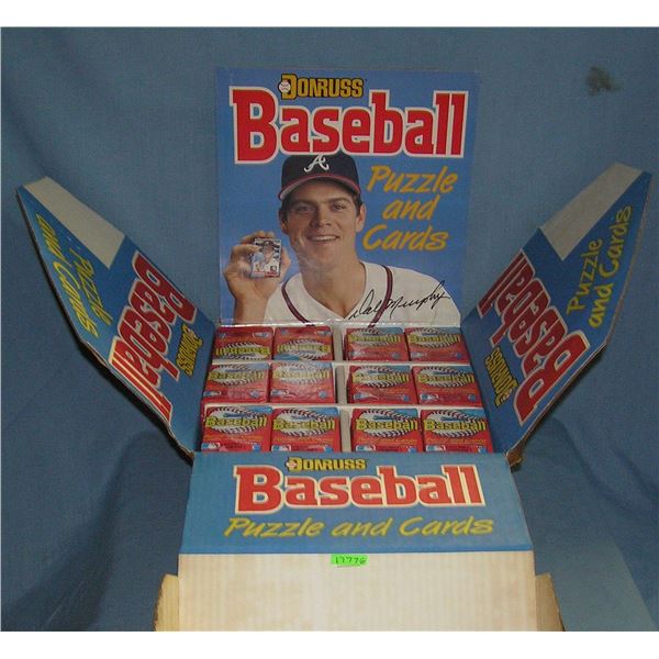 1988 Donruss factory packed dealer store display case