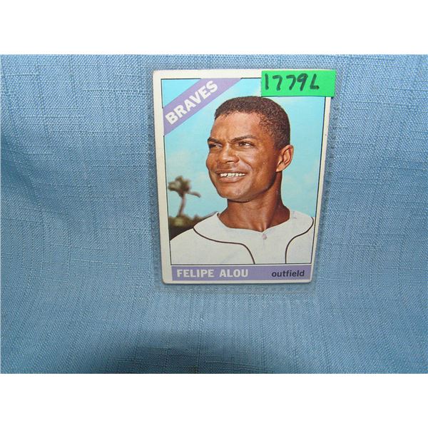 Felipe Alou 1966 Topps baseball card