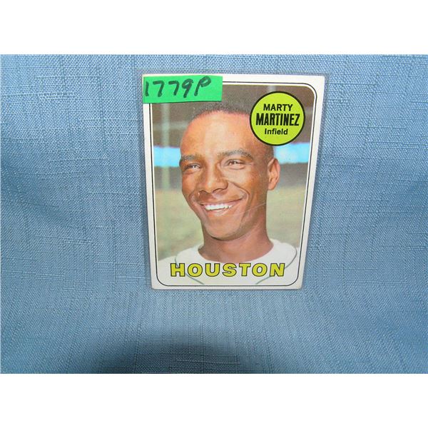 Marty Martinez 1969 Topps baseball card