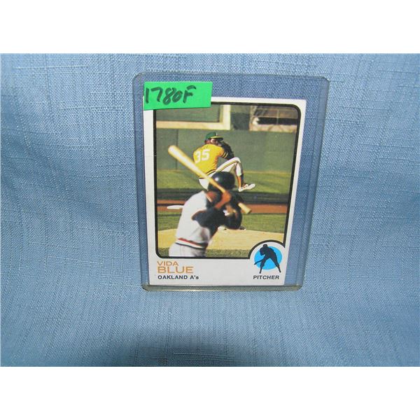 Vida Blue1973 Topps baseball card