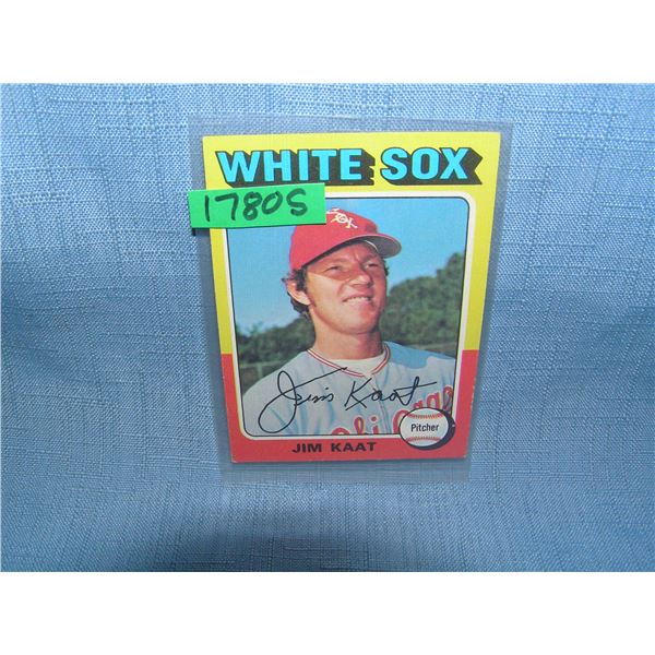 Jim Kaat 1975 Topps all star baseball card