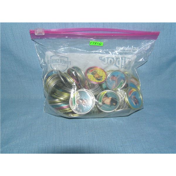 Bag full of baseball all star coins