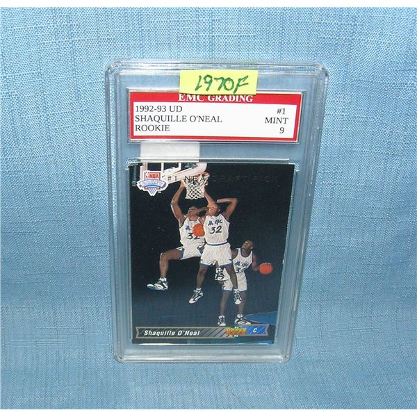 Shaquille O'Neal 1992-93 Upper Deck rookie basketball card