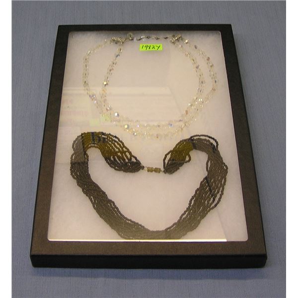 Pair of vintage 1950's necklaces