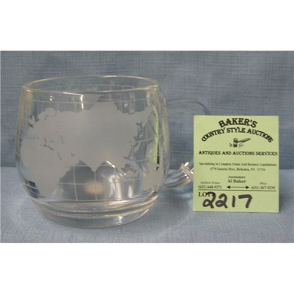 Vintage Nestle company world decorated cup