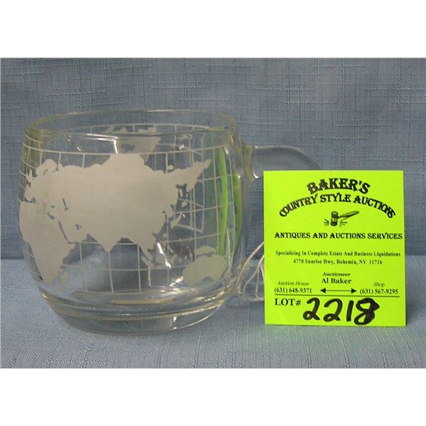 Vintage Nestle company world decorated cup