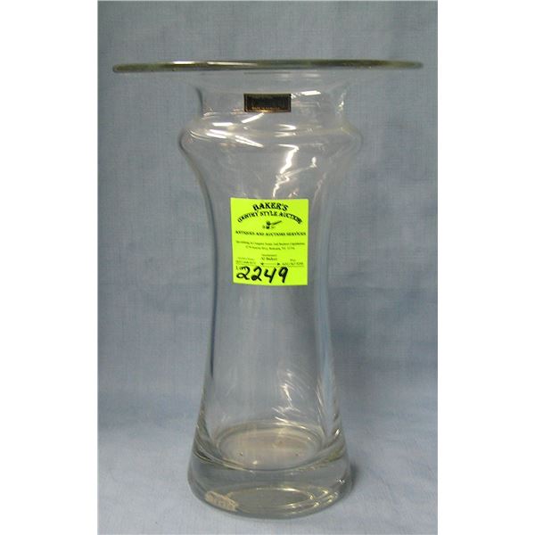 Large high quality crystal vase by Tuscany