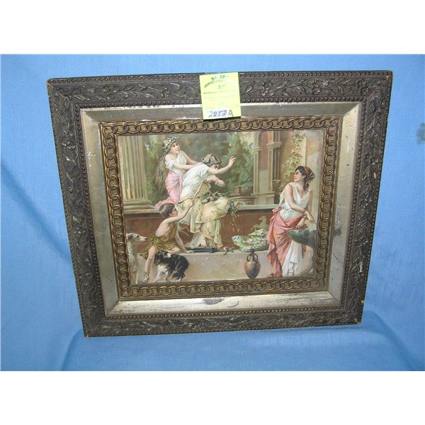 Great early Roman style framed art work