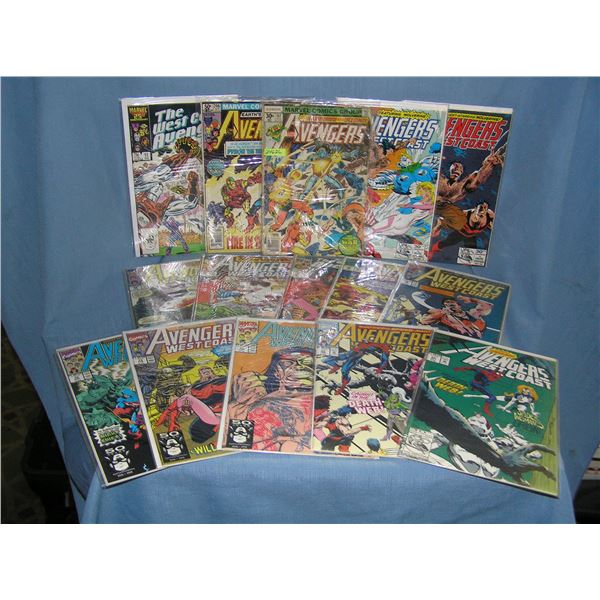 Large group of vintage Avengers Comic Books