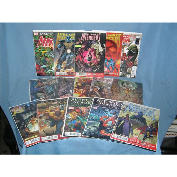 Large group of vintage Modern era. Avengers and related Comic Books