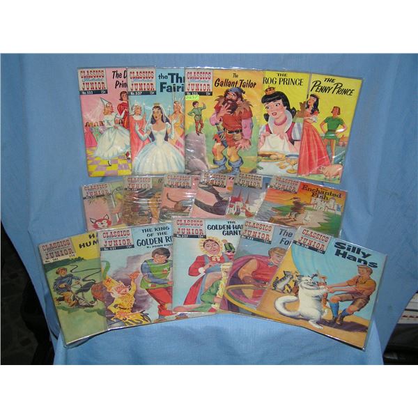 Large Collection of early Classic Illustrated Jr. Comic Books