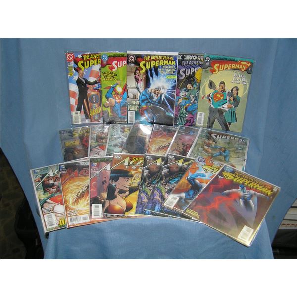 Large collection of vintage Modern Era Superman Comic Books
