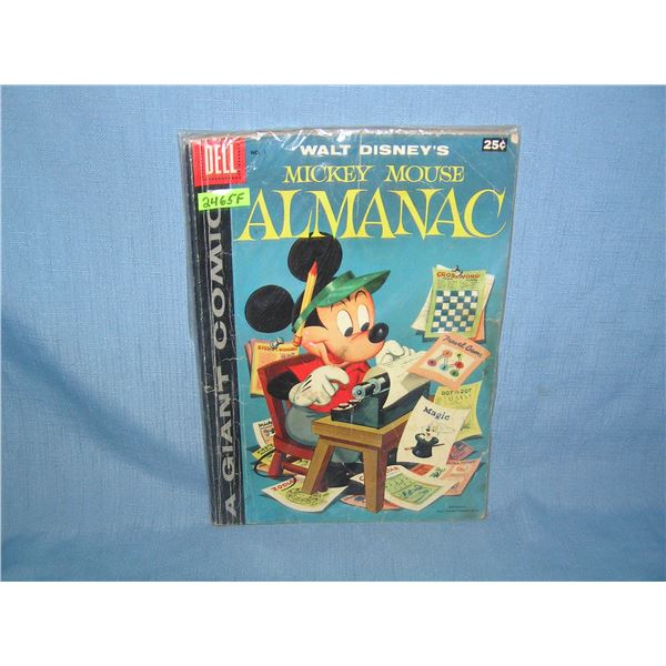 Early Walt Disney's Mickey Mouse almonec early giant sized Comic Book