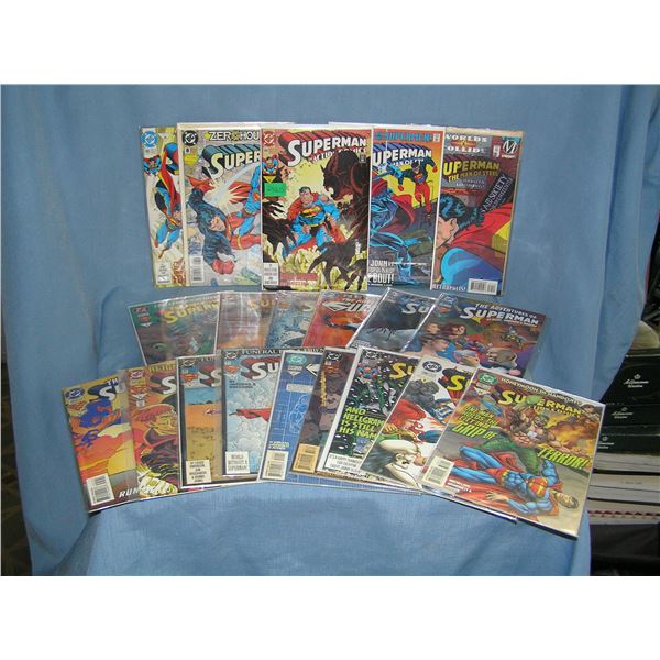 Large collection of vintage Superman and related Comic Books