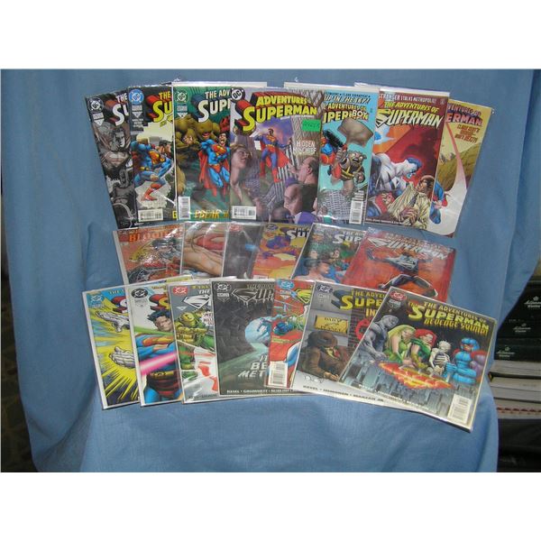 Large collection of vintage Superman and related Comic Books