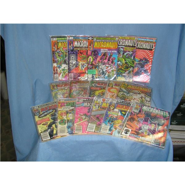 Marvel comic books featuring the Micronauts