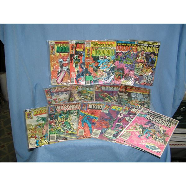 Marvel comic books featuring the Micronauts