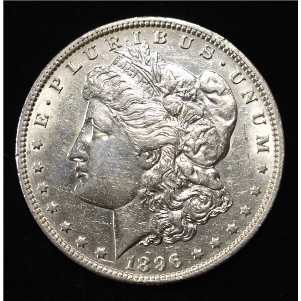 1896-O MORGAN DOLLAR AU/BU