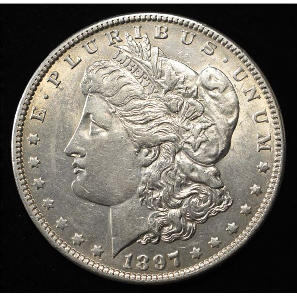1897-O MORGAN DOLLAR CH AU