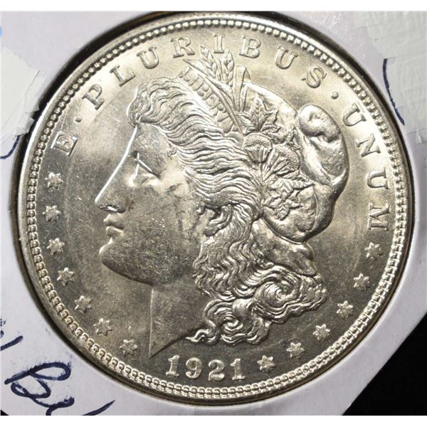 1921-D MORGAN DOLLAR CH BU