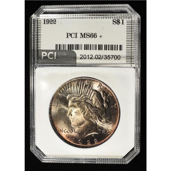 1922 PEACE DOLLAR SUPERB GEM BU