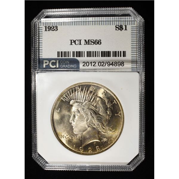 1923 PEACE DOLLAR SUPERB GEM BU