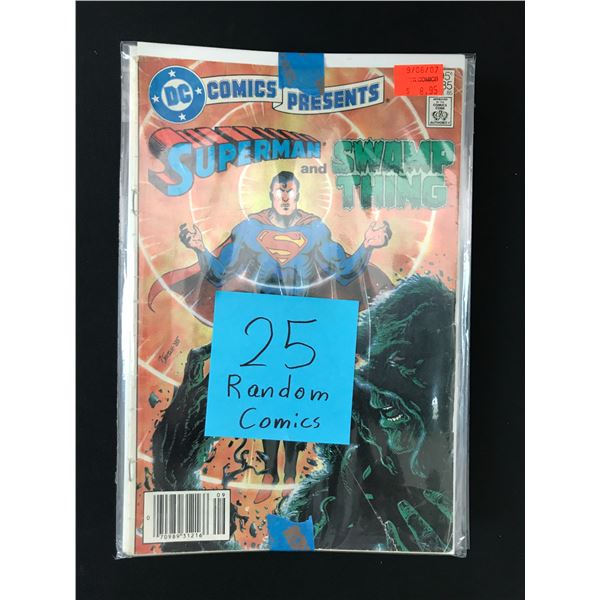 LOT OF 25 SUPER HERO COMICS