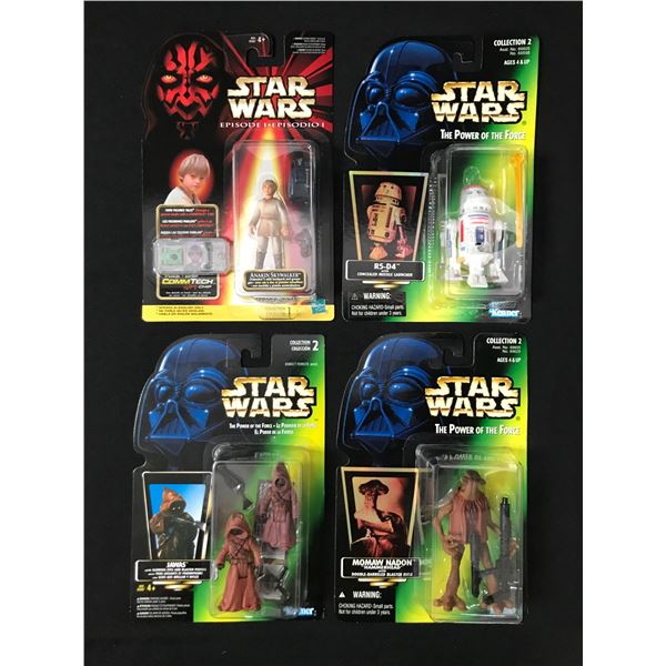 LOT OF 4 VINTAGE KENNER  STAR WARS ACTION FIGURES - IN BOXES