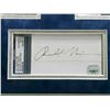 Image 2 : RICHARD NIXON SIGNED AND FRAMED PRESENTATION PIECE - PSA COA