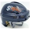 Image 1 : MORGAN GEEKIE SIGNED SEATTLE KRAKEN MINI HELMET (BECKETT COA)