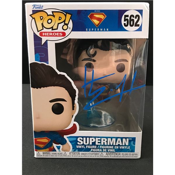 HENRY CAVILL SIGNED SUPERMAN FUNKO POP! WITH COA