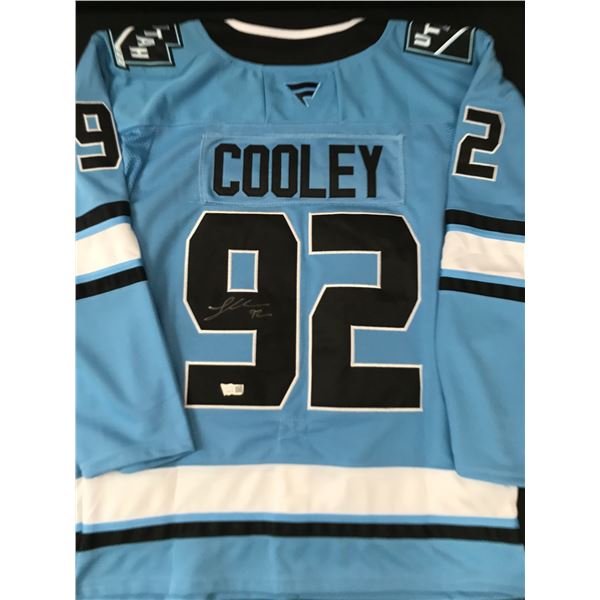 LOGAN COOLEY SIGNED UTAH MAMMOTH HOCKEY JERSEY - ACE COA