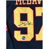 Image 2 : CONNOR MCDAVID ERIE OTTERS SIGNED JERSEY - CENTER ICE COA