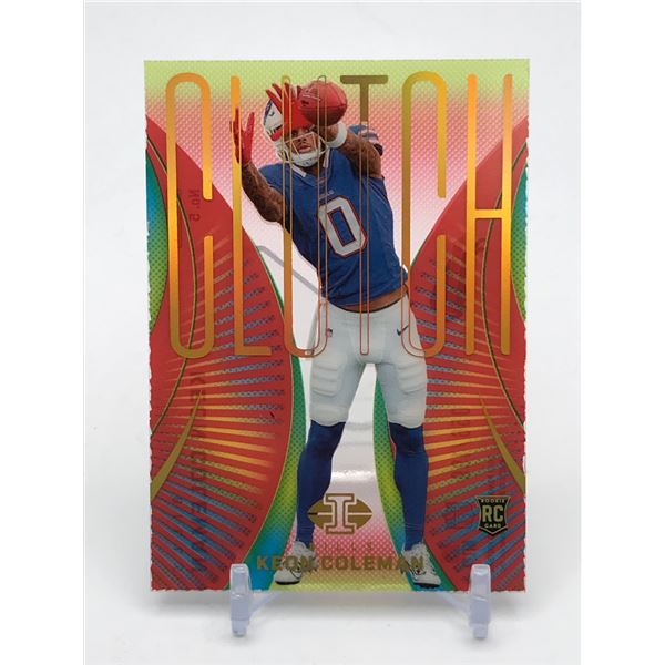 2024 PANINI ILLUSIONS KEON COLEMAN ROOKIE TRADING CARD