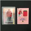 Image 1 : LOT OF 2 NFL TRADING CARDS - ANDY REID AND CARSON BECK SIGNED GEM PATCH CARD