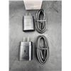 Image 2 : Samsung 25W USB-C Power Adapter With Charging Cables – Set of 2