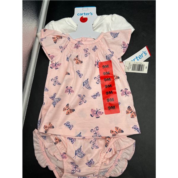 Carter’s Baby Girls’ 3-Piece Bodysuit Set, 9 Months