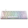 Image 1 : Durgod Venus White Mechanical Keyboard Featuring Cherry RGB Switches