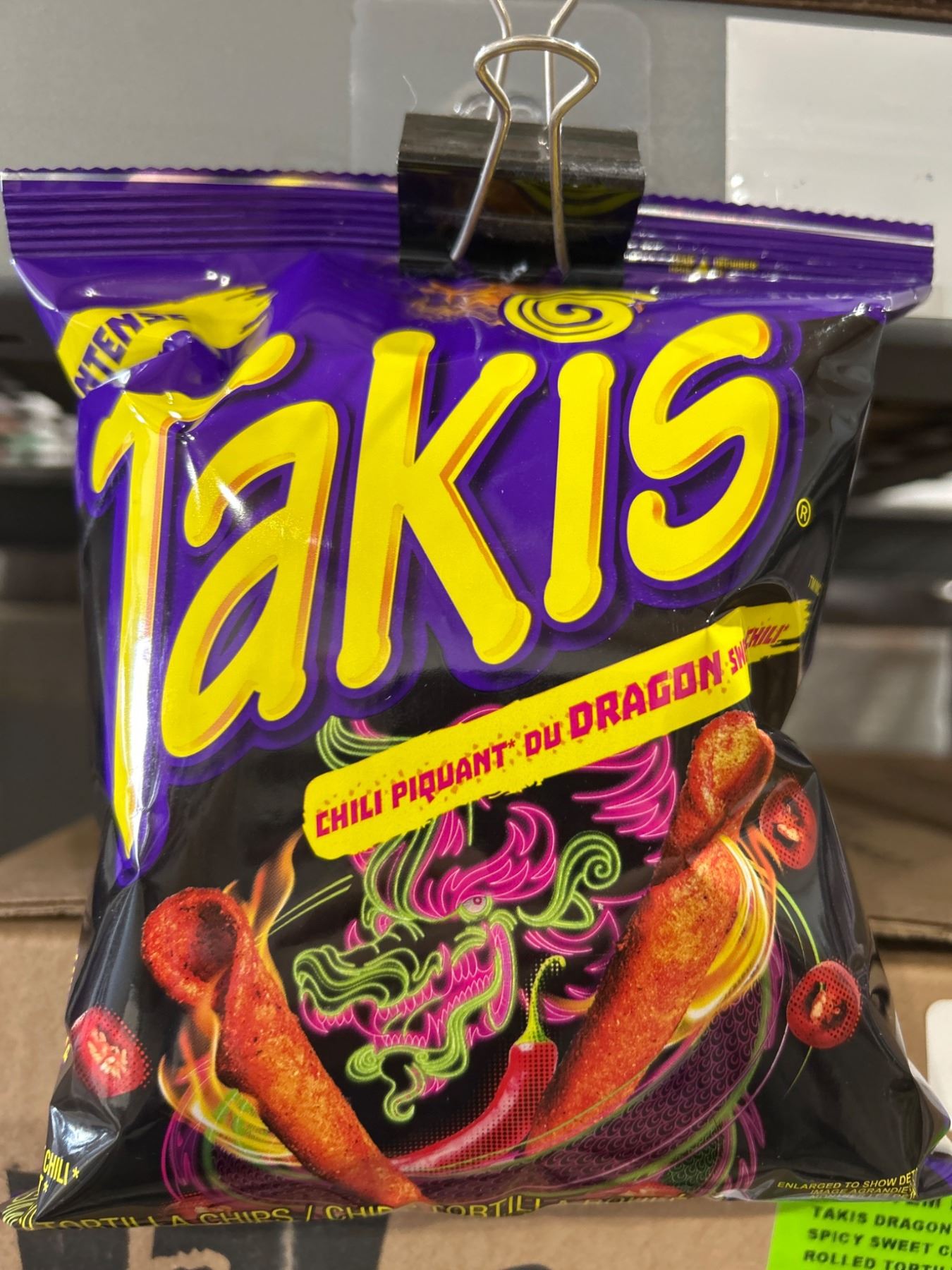 Takis Add Takis Dragon Spicy Sweet Chili Flavored Rolled Tortilla Chips 18x90g