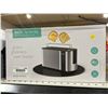 Image 2 : Ikich 4-Slice Stainless Steel Toaster With Warming Rack