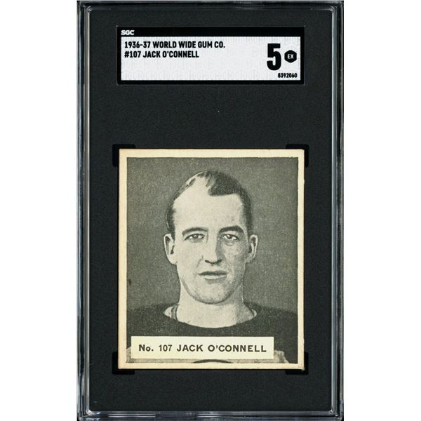1937 World Wide Gum #107 Jack O’Connell (SGC 5)